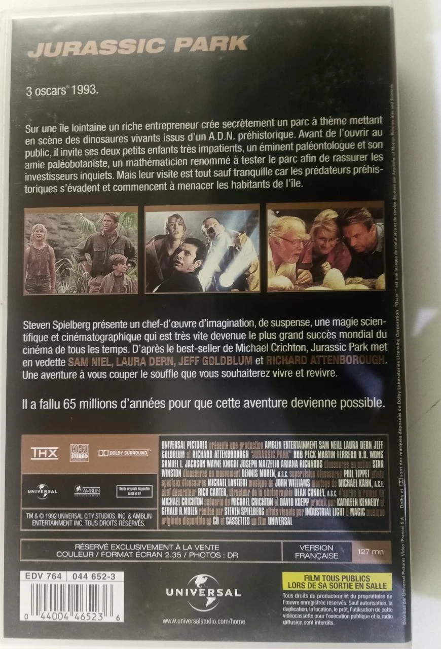Jurassic Park en VHS – photo 4